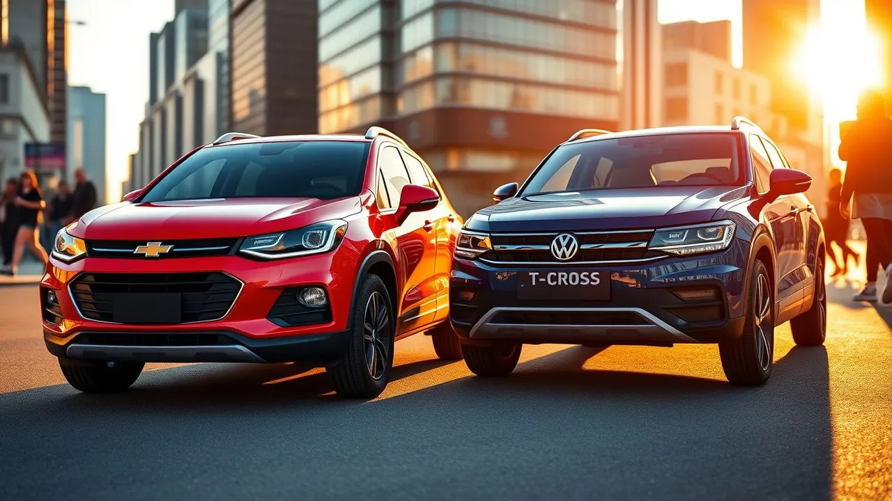 Chevrolet Tracker 1.0 Turbo Vs Volkswagen T‑cross 1.0 Tsi (2019–2022